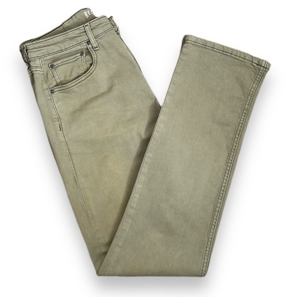 Red Ale by Alesbury Men's Tan Khaki Straight Leg Jeans 31 x 34 Measures 31 X 33 - Picture 1 of 16